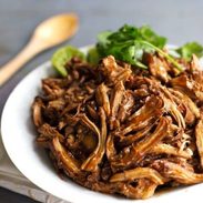 Honey Glazed Crockpot Chicken Adobo - simple pantry ingredients, hardly any hands-on time, 200 calories. | https://past-fit.today