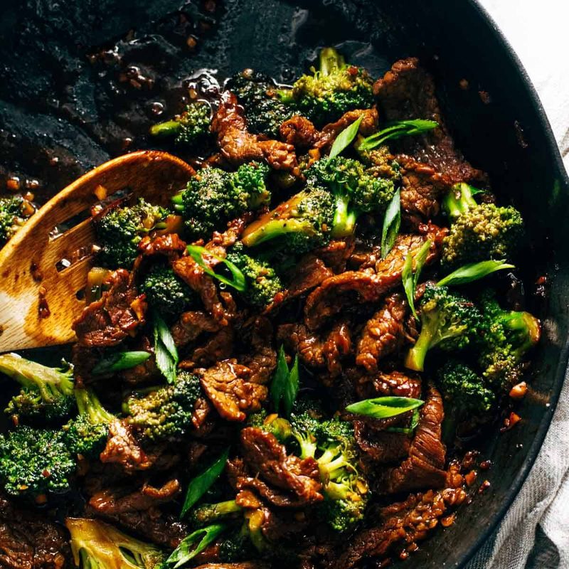 A picture of Sesame Beef and Broccoli
