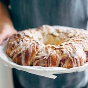 A picture of Christmas Tea Ring with Raspberry Cream Cheese Filling