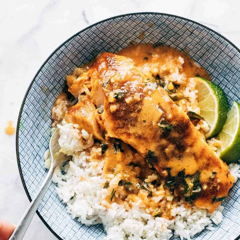 A picture of Coconut Curry Salmon