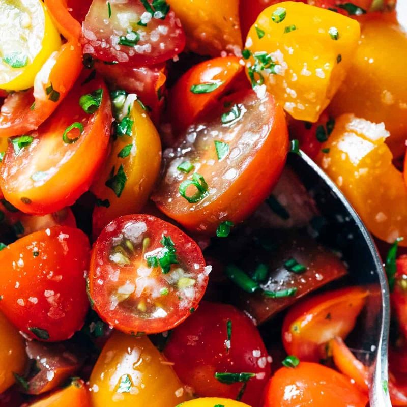 A picture of 5-Ingredient Marinated Tomatoes