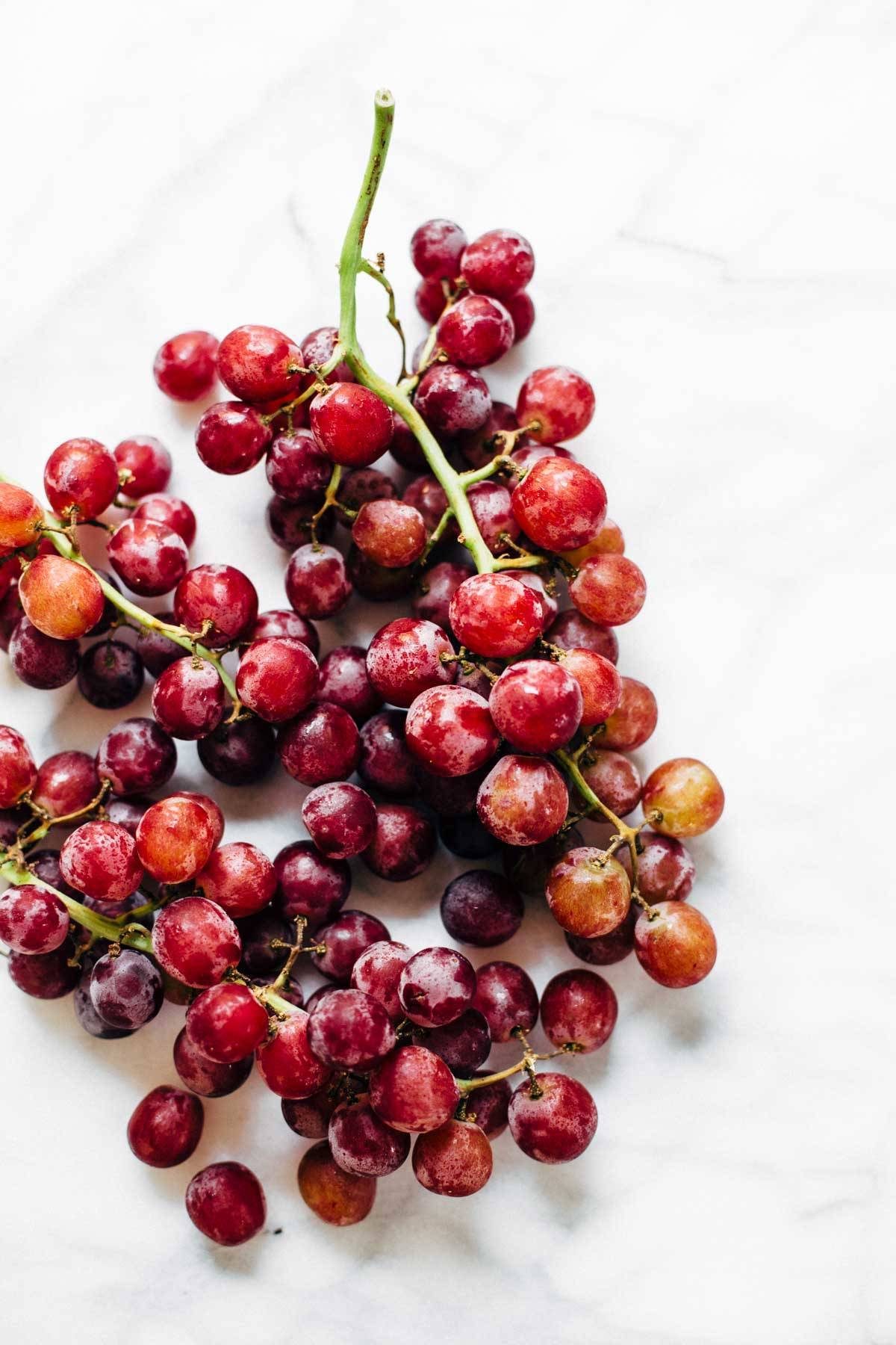 Skillet Chicken with Grapes and Caramelized Onions - an easy recipe that makes a perfect pair for a crisp green salad, quinoa, or fresh bread! | pinchofyum.com