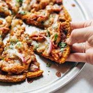 A picture of BBQ Chicken Sweet Potato Pizza