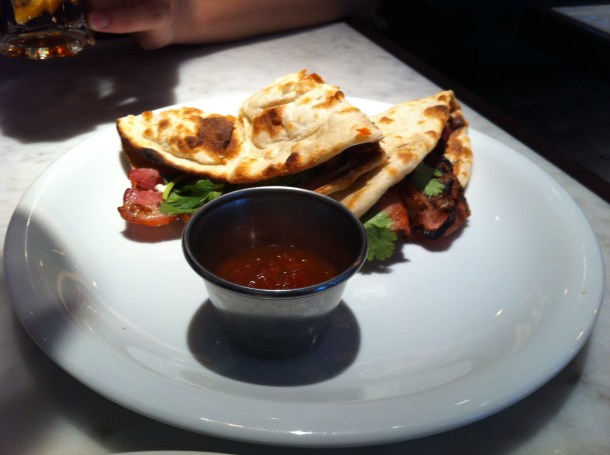 The Bacon Naan Roll at Dishoom