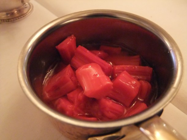 Rhubarb compote