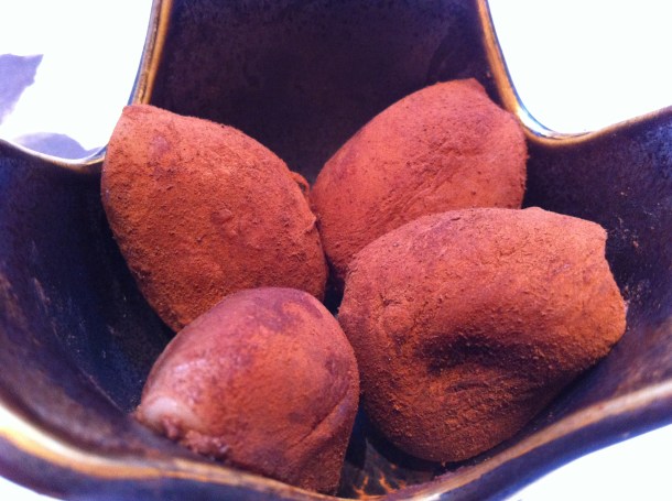 Chocolate-flavoured chapssalddeok at Kimchee High Holborn