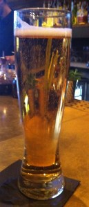 Freedom pilsner at the Barbecoa bar