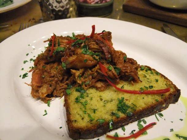 Pulled pork at Barbecoa