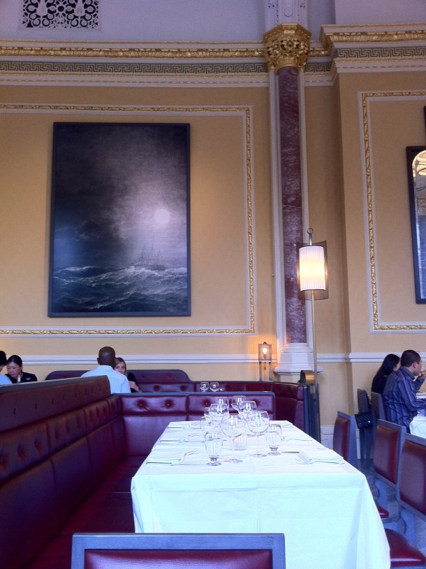 Tables at the Gilbert Scott