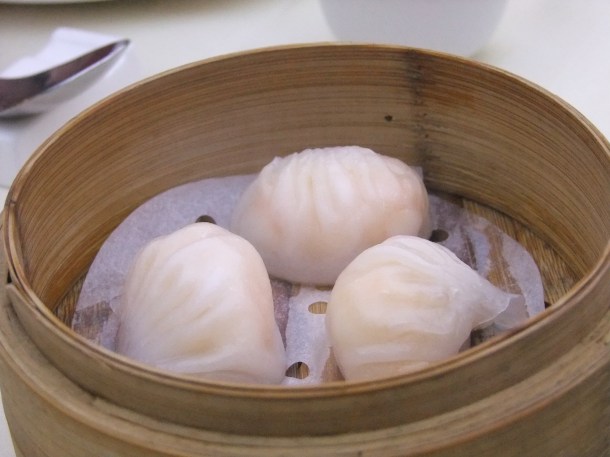 Prawn dumplings at Tuli