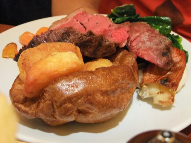 The Sunday roast at Hawksmoor
