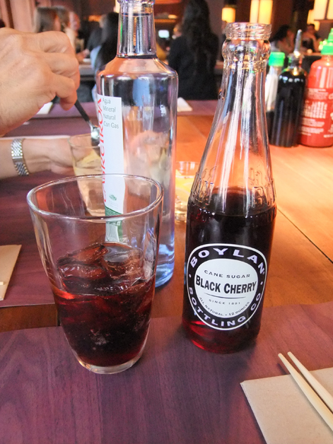 Boylan cherry soda at Busaba Eathai