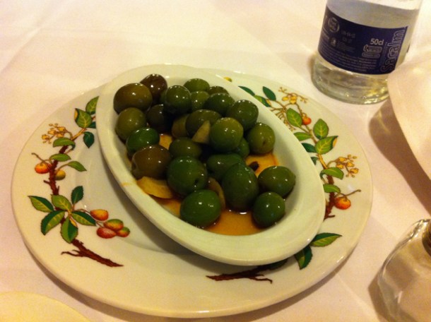olives at La Posada de la Villa