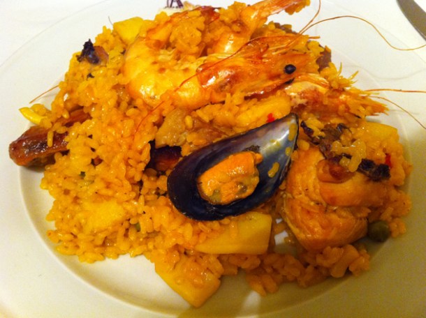 mixed paella at La Barraca
