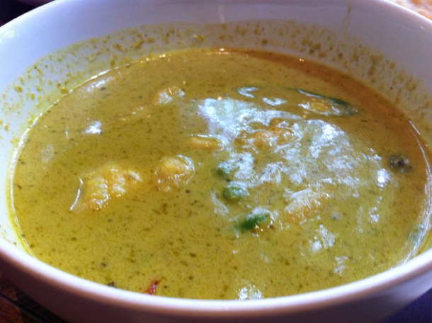 monkfish curry at Busaba Eathai