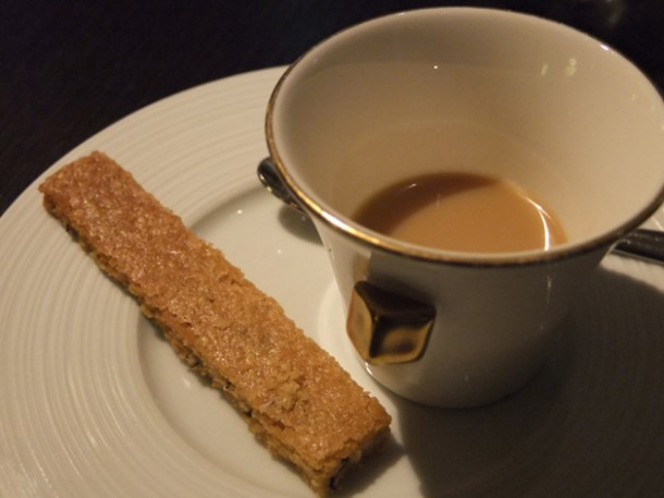 smoked Earl Gray ganache at Dinner by Heston Blumenthal smoked earl gray ganache at dinner by heston blumenthal