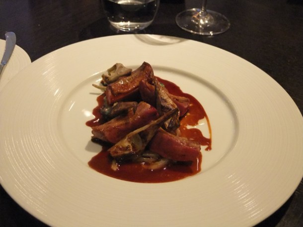 spiced pigeon at Dinner by Heston Blumenthal spiced pigeon at dinner by heston blumenthal