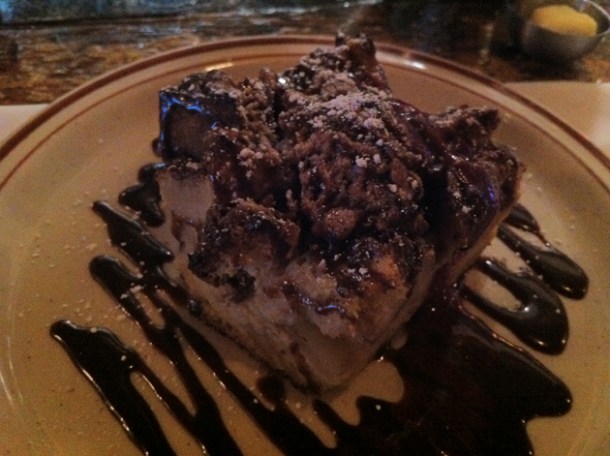 bread and butter pudding at st anslem