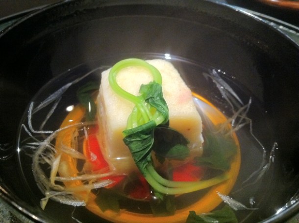 crab cake soup at Hakubai New York crab cake soup at hakubai new york