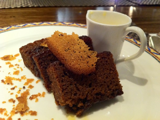 ginger pudding at The Athenaeum ginger pudding at the athenaeum