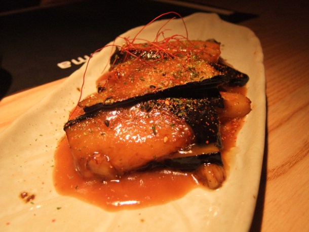 miso aubergine at Satsuma miso aubergine at satsuma