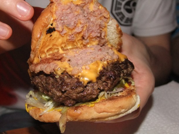 another bacon cheeseburger at Meatliqour another bacon cheese burger at meatliqour