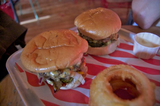 Dead Hippy and cheeseburger at Meatliqour dead hippy and cheeseburger at meatliqour