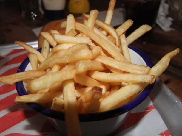 fries at Meatliqour fries at meatliqour