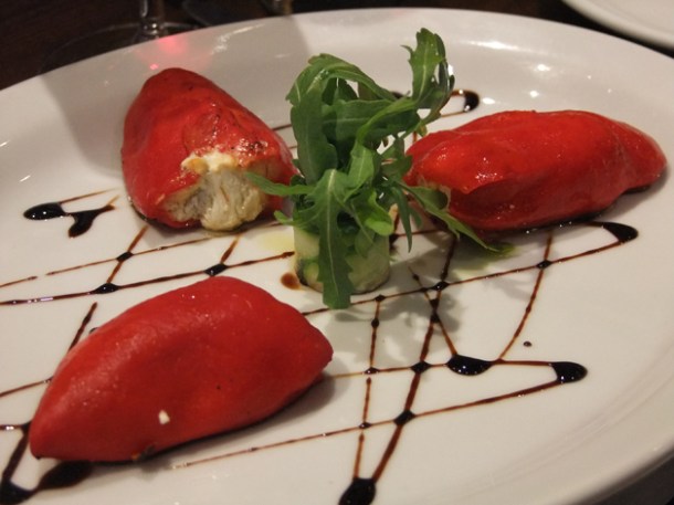 stuffed piquillo peppers at About Thyme stuffed piquillo peppers at about thyme