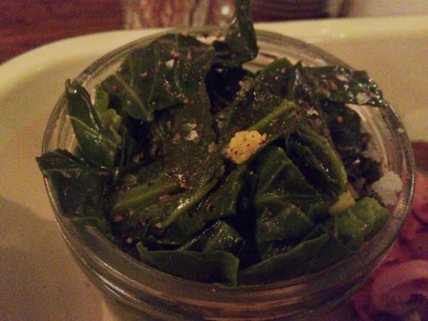 braised sprouts tops at Pitt Cue Soho braised brussels sprouts tops at pittcue soho