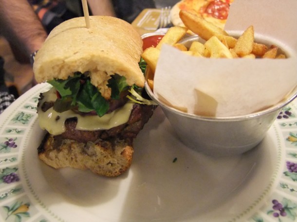 burger at Soho Joe burger at soho joe