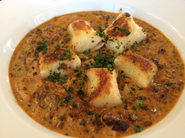 game ragout with gnocchi at Bibendum game ragout with gnocchi at bibendum