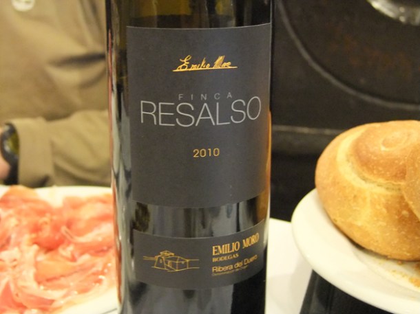2010 Emilio Moro Finca Resalso at Los Caracoles 2010 emilio moro finca resalso at los caracoles