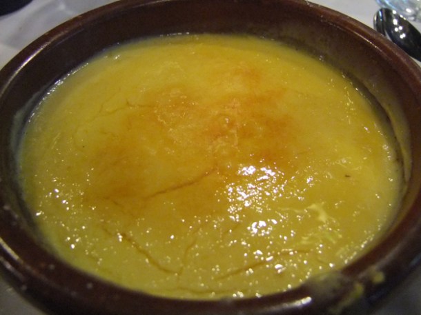 crema catalana at Los Caracoles crema catalana at los caracoles