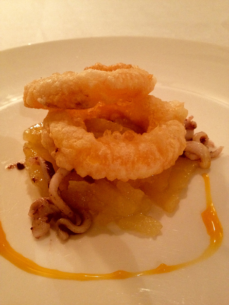 calamari rings at Manairó calamari rings at manairo