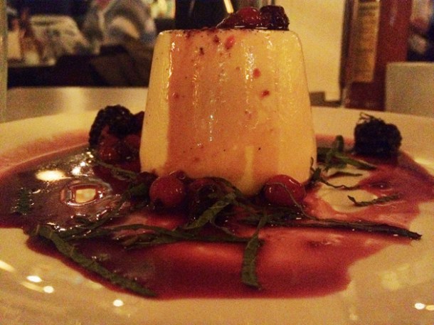 vanilla panna cotta and hibiscus fruits at la bodega negra vanilla pannacotta and hibiscus fruits at La Bodega Negra