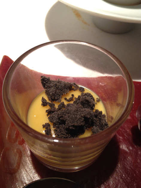 passion fruit cream at Cinc Sentits passion fruit cream at cinc sentits
