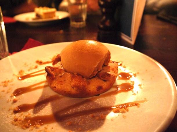 peanut butter shortbread with salted caramel ice cream at Hawksmoor Spitalfields peanut butter shortbread with salted caramel ice cream at hawksmoor shoreditch