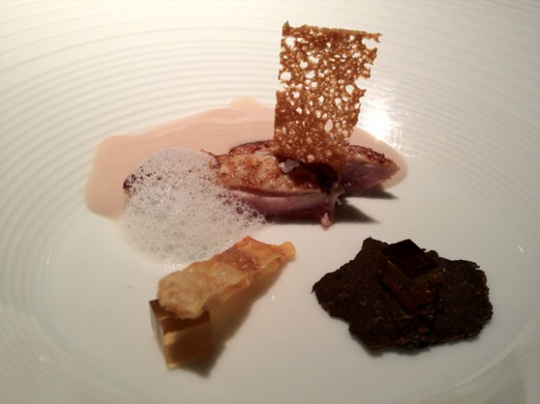 smoked quail at Cinc Sentits smoked quail at cinc sentits