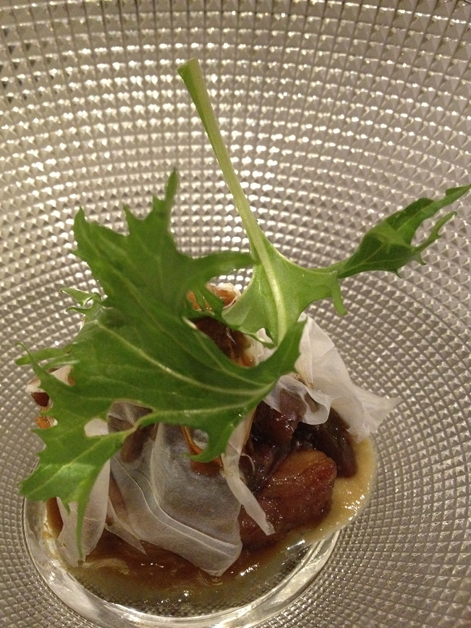squid, pork and artichokes at Sauc squid, pork and artichokes at saüc