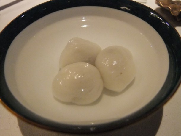 glutinous rice balls filled with sesame paste at SOAHC glutinous rice balls filled with sesame paste at soahc
