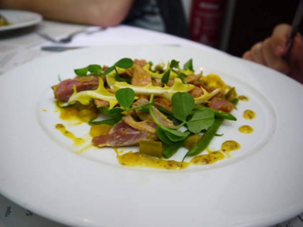 ham hock salad at Rivington Grill ham hock salad at rivington grill