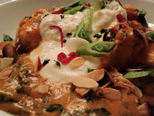 monkfish and pumpkin masala at The Old Dairy monkfish and pumpkin masala at the old dairy