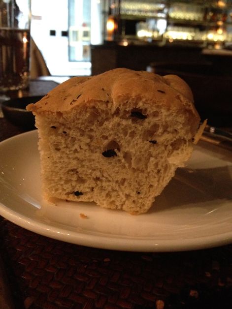 olive bread at T8 olive bread at t8