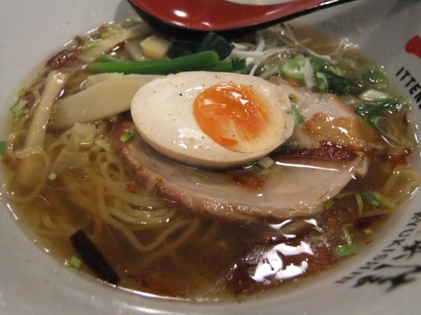 shio ramen at Ittenbari shio ramen at ittenbari