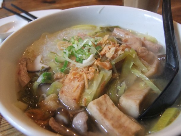 taro and vermicelli noodle soup at Leong's Legends Continues taro and vermicelli noodle soup at leong's legends continue