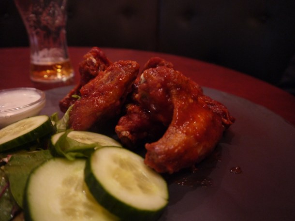 voodoo chicken wings at Low Country Fulham voodoo chicken wings at low country london