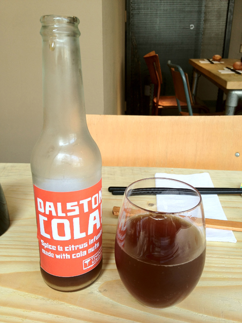 Dalston cola at Tonkotsu Dean Street dalston cola at tonkotsu dean street