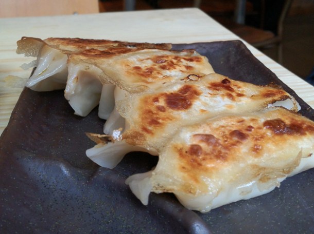 pork gyoza at Tonkotsu Dean Street pork gyoza at tonkotsu soho