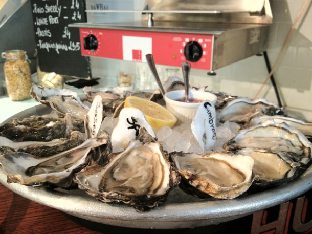 oysters at Wright Brothers Soho oysters at wright bros kingly street
